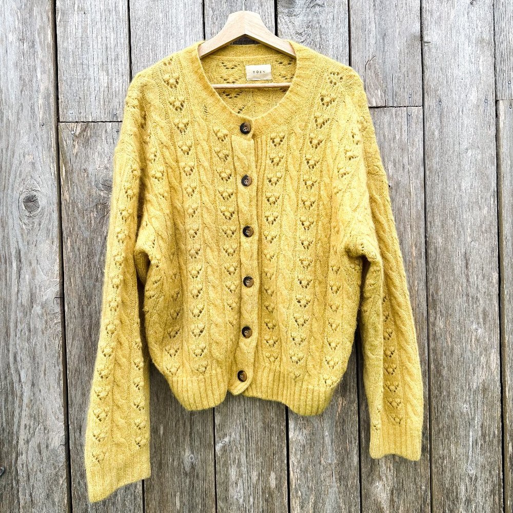 Doen Adler Cardigan Goldfinch Size M